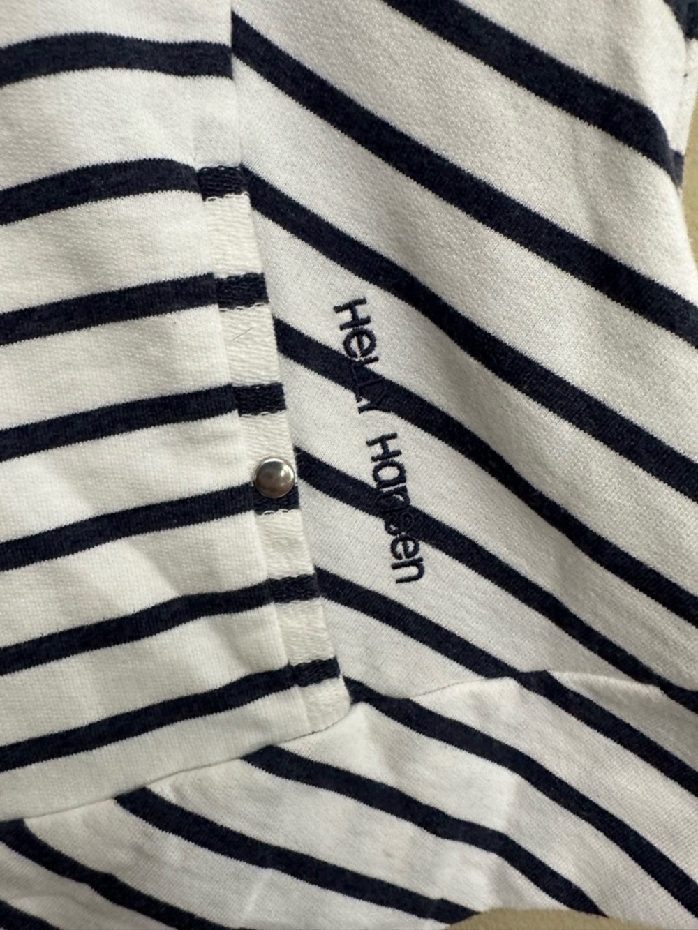 Helly Hansen White Navy Stripes Nautical Tunic Top - Picture 2 of 13